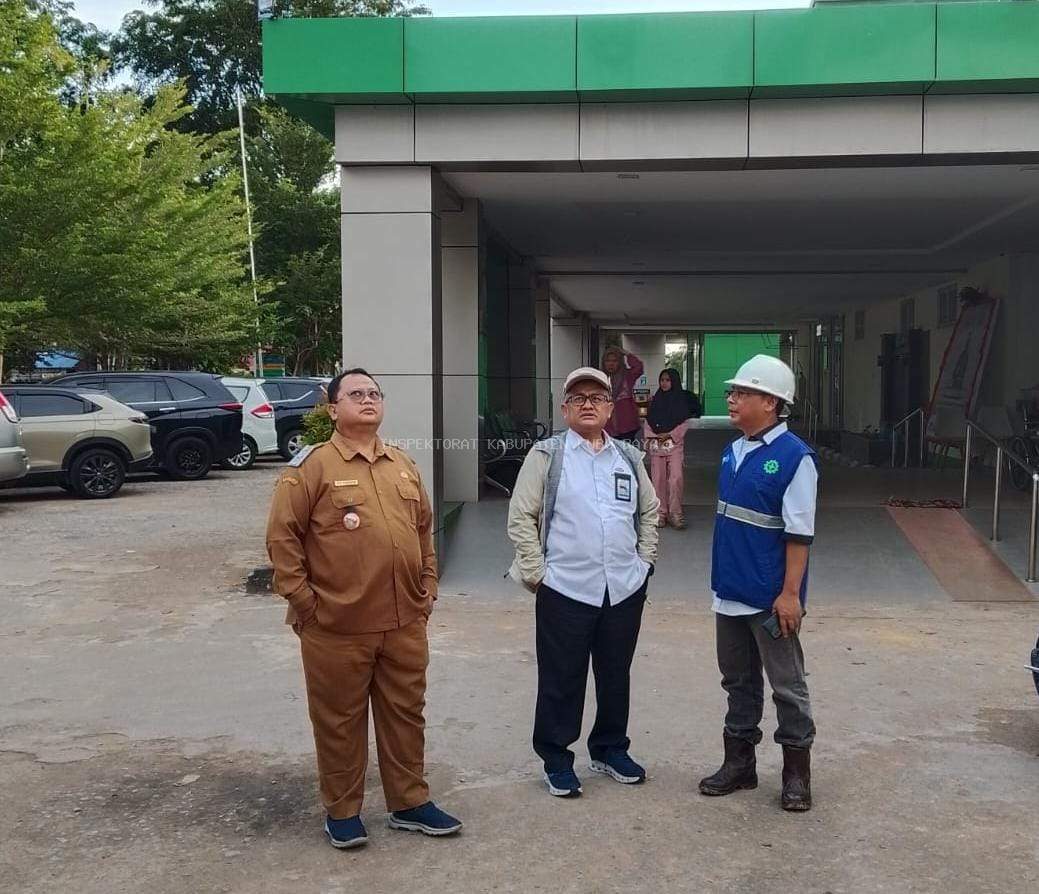 BPKP Perwakilan Provinsi Kalimantan Barat Tinjau Pembangunan Rumah Sakit Tuan Besar Syarif Idrus bersama Inspektorat Daerah Kabupaten Kubu Raya